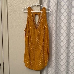 Polka dot tank top